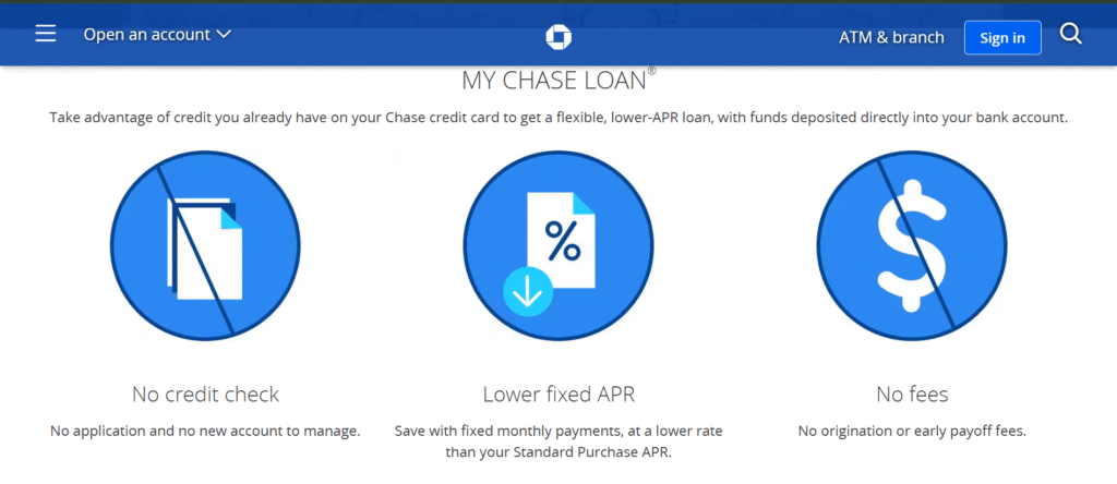chase bank personal loan "my loan"