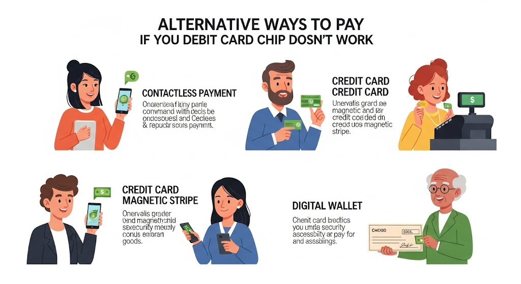 An infographic titled "If you don't Recognize a Blossom Up Charge" details three steps: a man reviewing a phone, a woman contacting customer service, and a man reporting a fraudulent charge from a laptop.