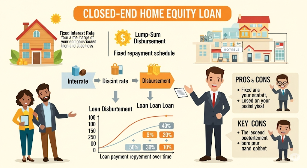 this image shows a Closed End Home Equity Loan