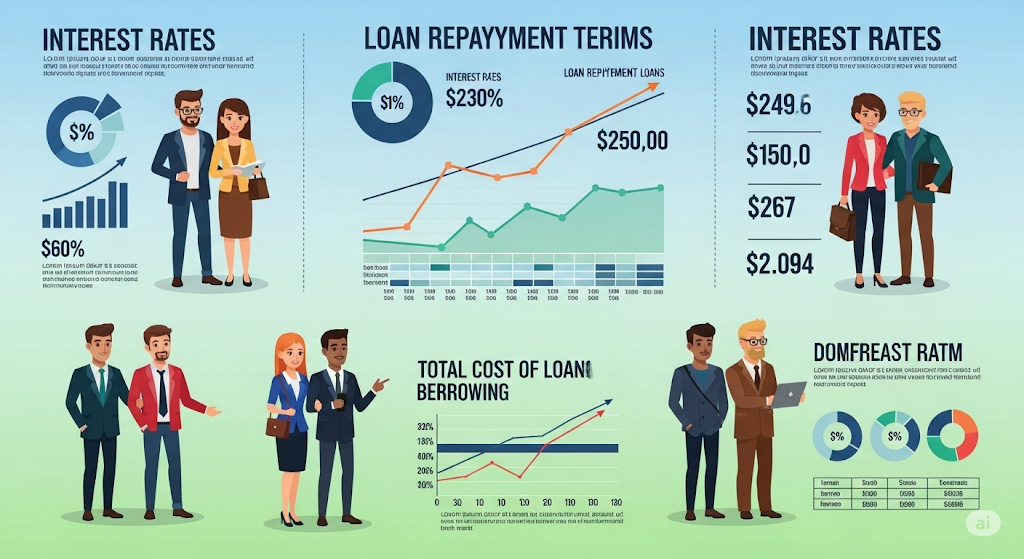 An infographic depicting "Understanding Liability, Protection, and Legal Considerations" across six panels. It features human-like characters illustrating concepts like liability with scales, protection with figures at laptops and holding shields, and legal considerations with documents, money, and scales of justice.