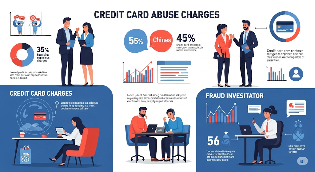 this imagine shows a Credit Card Abuse Charge