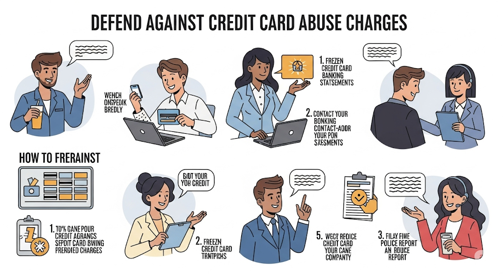 An infographic titled "Credit Card Transactions & Reconciliation." It visually explains the credit card transaction flow from cardholder to bank, including authorization, capture, settlement, and reconciliation, with human characters representing each role.