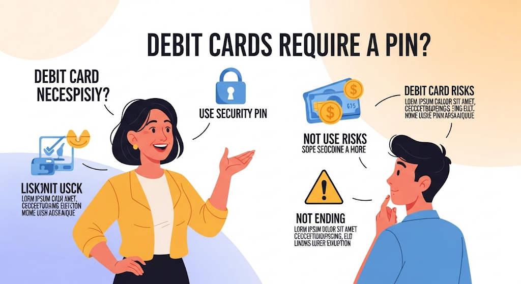 this image shows a Do Debit Cards Need a PIN Understanding