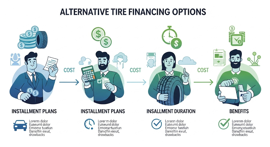 An infographic titled "PREVENT FUTURE CREDIT CARD OFFENSES." It provides tips like recognizing fraud alerts, safeguarding information, and maintaining good credit practices, with human-like characters illustrating each point.