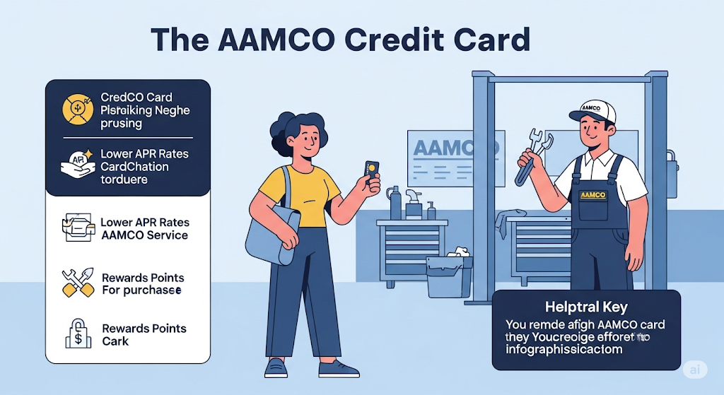 this image shows a The AAMCO Credit Card