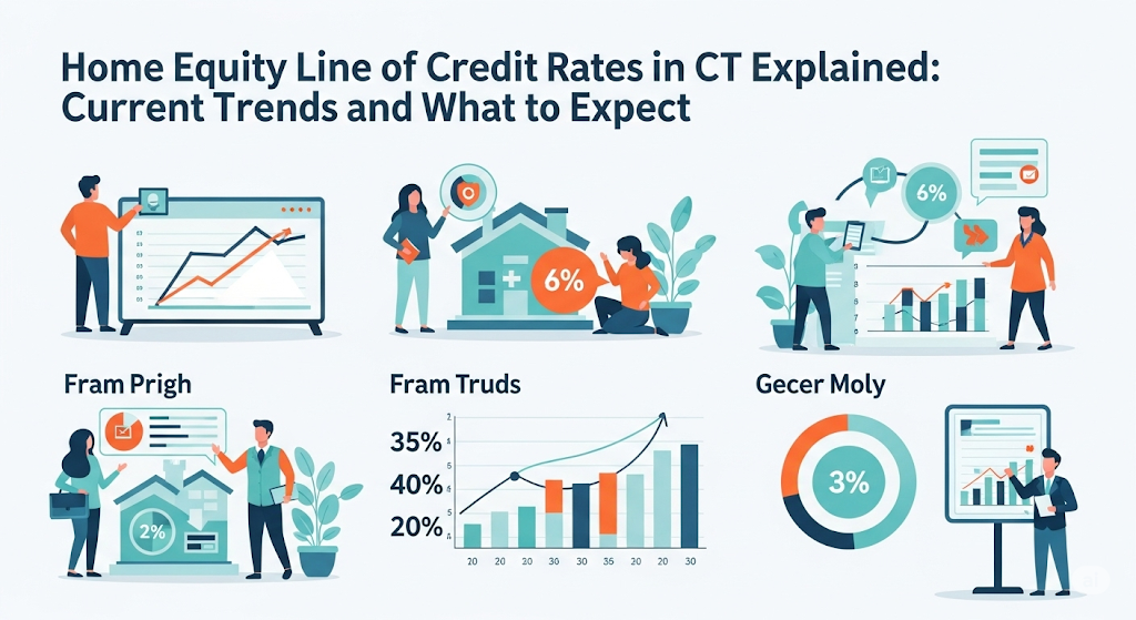 This image shows a Home Equity Line of Credit Rates in CT