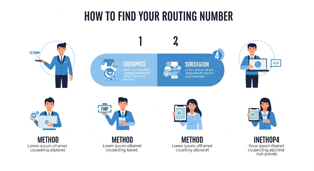An infographic titled "TIPS TO AVOID BEING ACCUSED OF BANK FRAUD," displaying a central chart with human-like characters and icons, offering tips on how to avoid bank fraud accusations.