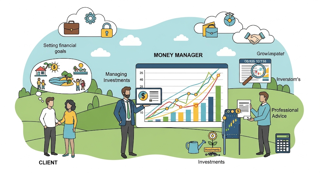 This image shows a Third-Party Money Managers