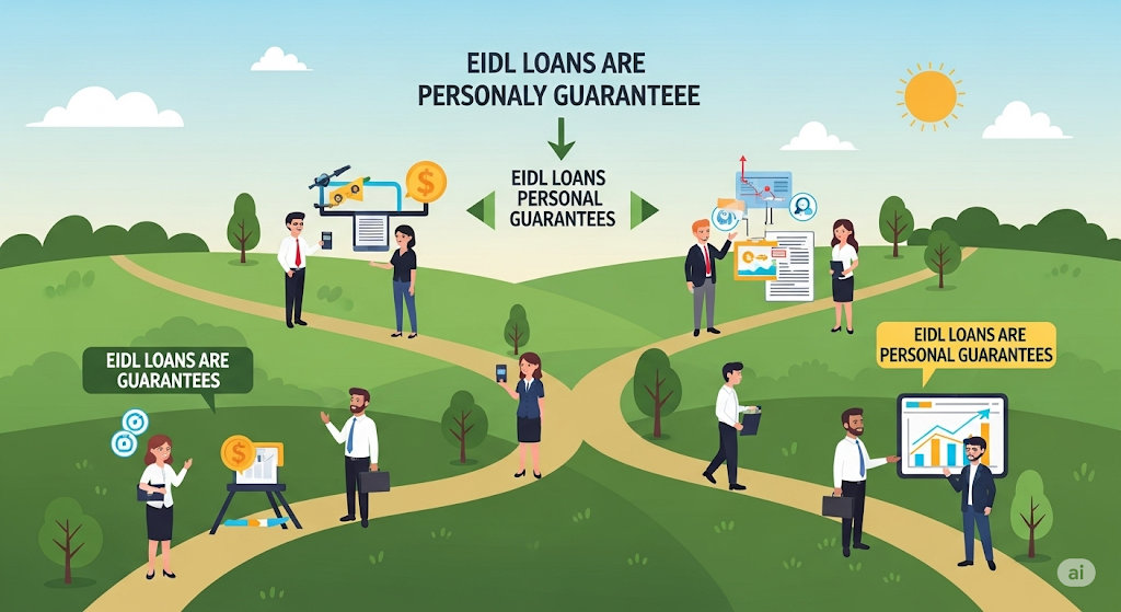 This image shows a Are EIDL Loans Personally Guaranteed