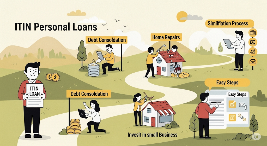 this image shows a ITIN Personal Loans: