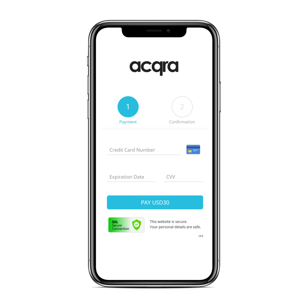 Acqra charge on credit card