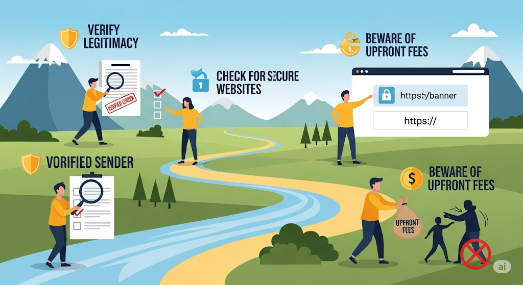 An infographic titled "Risks & What to Watch," illustrating various risks like environmental risk, and cybersecurity, and the importance of monitoring key indicators.