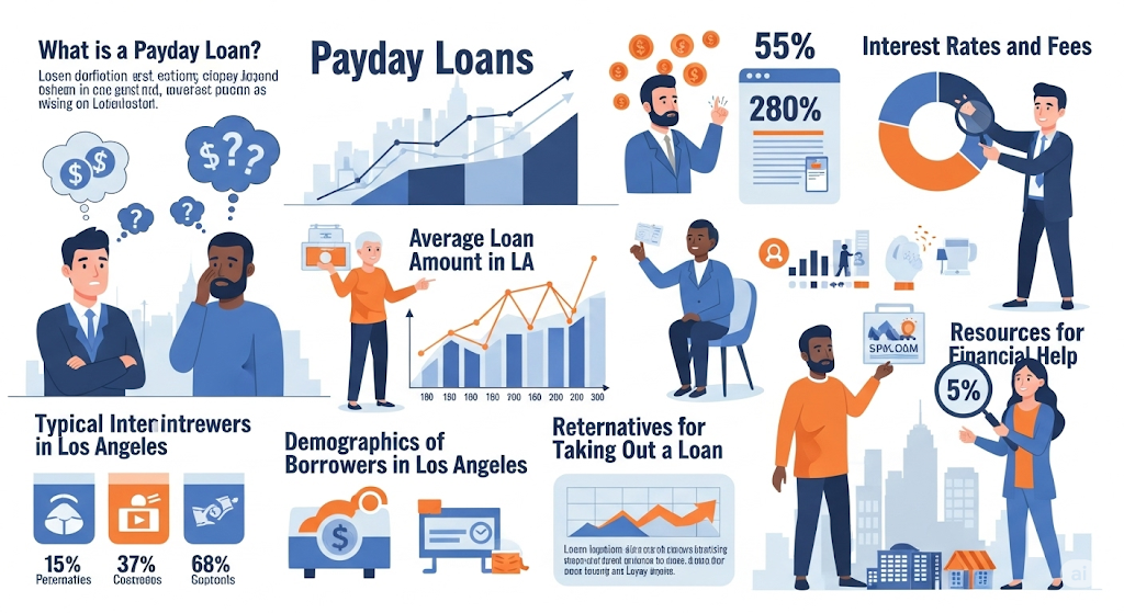 This image shows a Payday Loans Los Angeles: The Complete 2025 Guide to Fast, Legal, Short-Term Cash