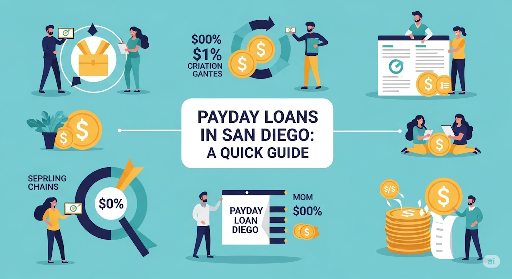 This image shows a Payday Loans in San Diego: Your Complete Guide to Fast, Legal, and Smart Borrowing