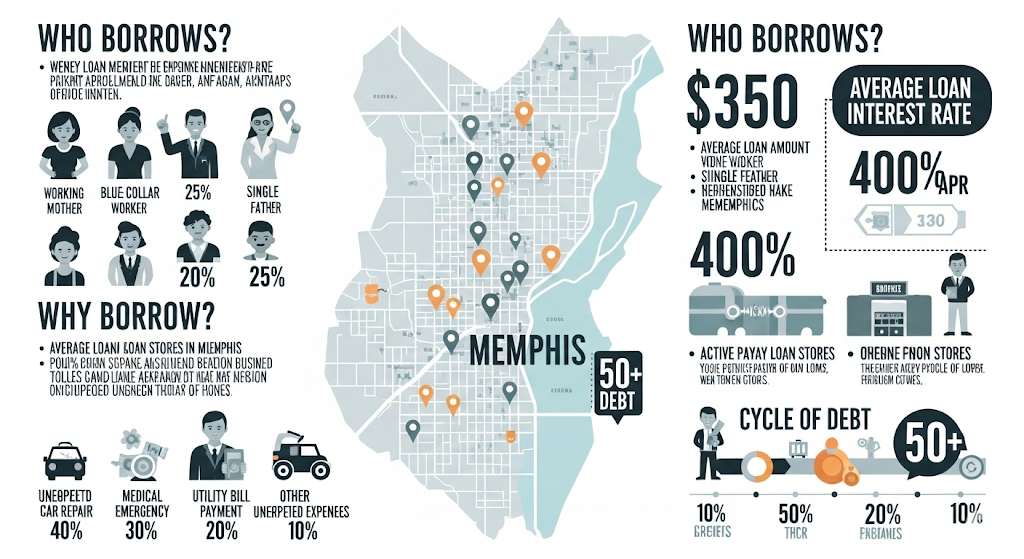 An infographic showing the process of buying a home in Wichita, Kansas, with a path leading past landmarks and icons for local resources like lenders, agents, and government programs.