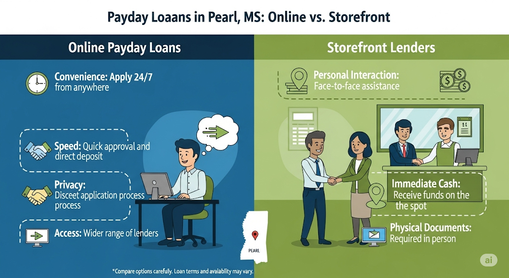 An infographic illustrating "Alternatives to a Car Loan" with a person walking on a path and icons for different options like buying used, getting a personal loan, or using a ride-sharing service.