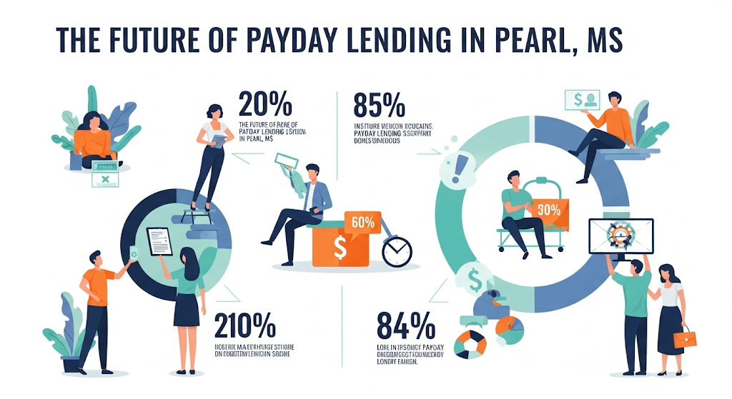 An infographic showing the process of buying a home in Wichita, Kansas, with a path leading past landmarks and icons for local resources like lenders, agents, and government programs.
