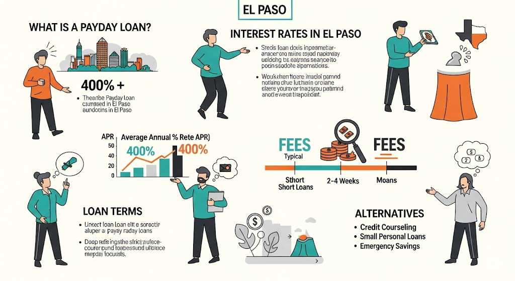 This image shows a Payday Loans El Paso – Fast Cash Solutions for Your Urgent Needs