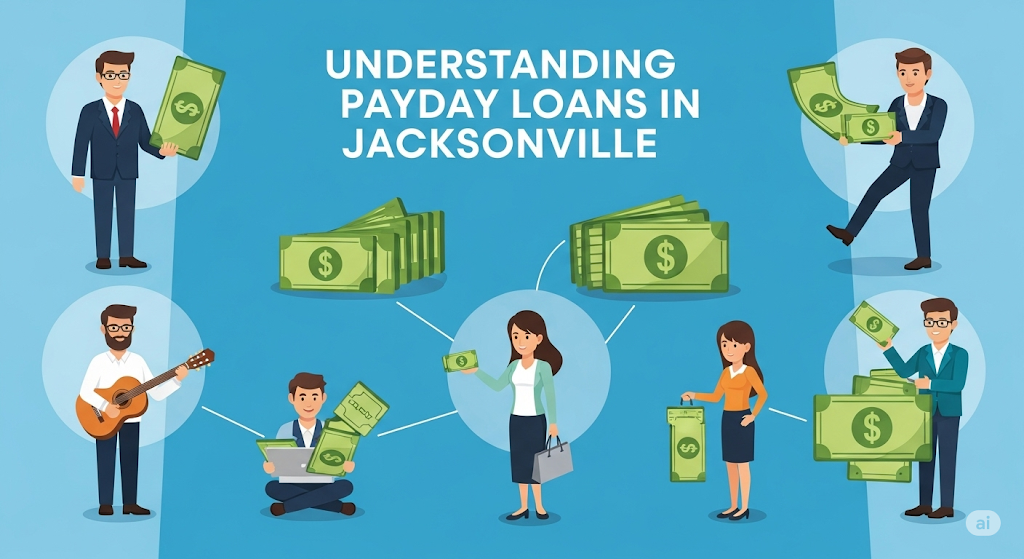 This image shows a Payday Loans Jacksonville: Everything You Need to Know Before Borrowing