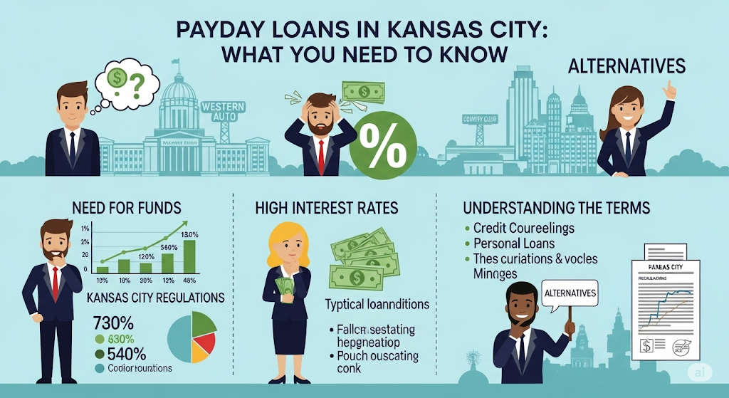 This image shows a Payday Loans in Kansas City – Everything You Need to Know