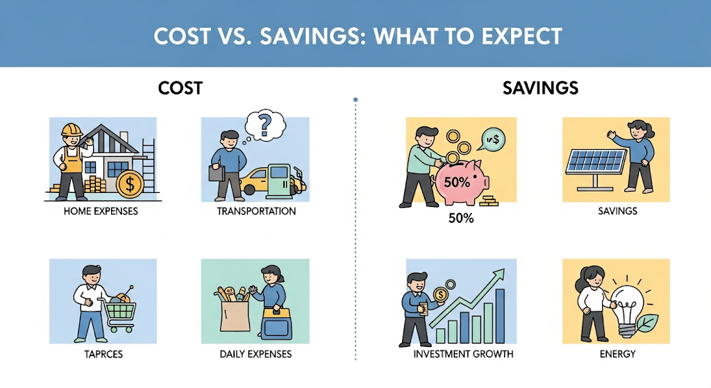 An infographic showing the steps to get approved for and secure better loan terms, with a winding path illustrating steps like documentation, negotiation, and a repayment schedule.