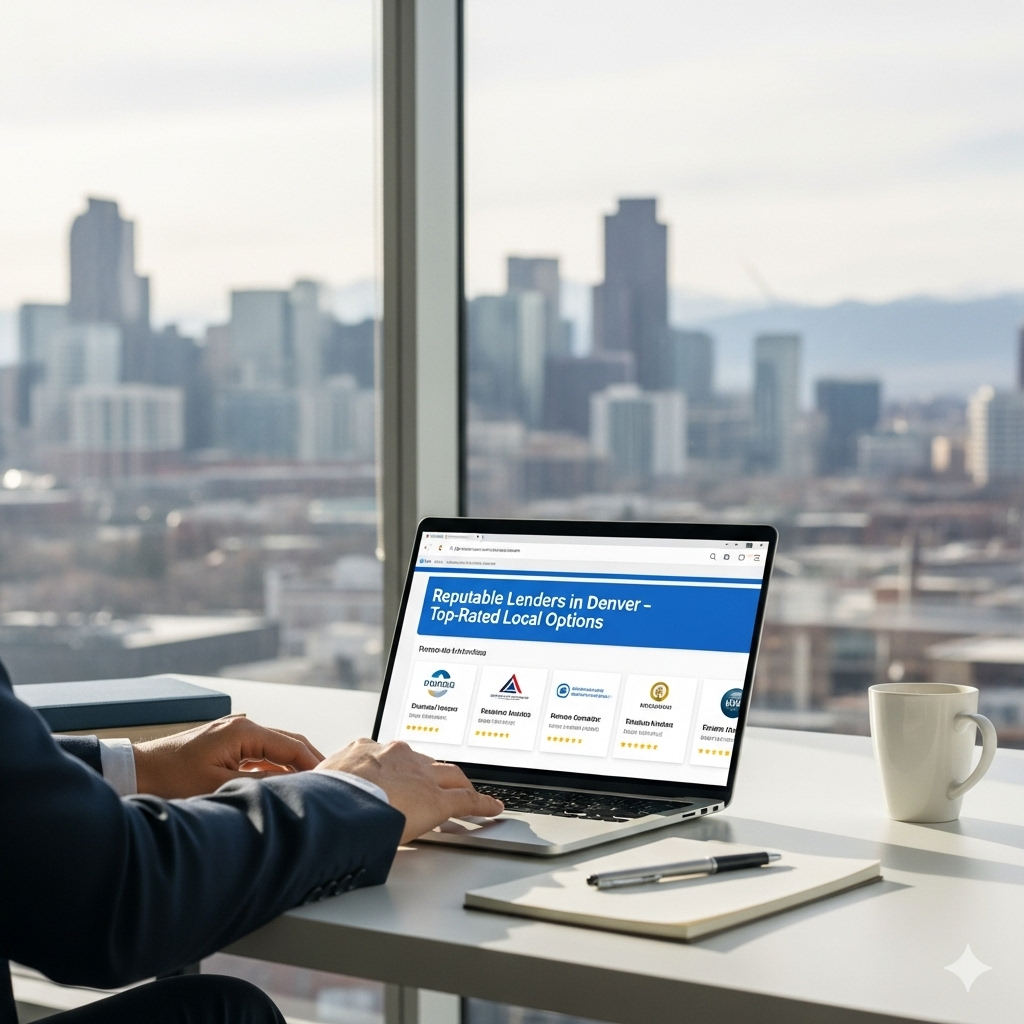 a men Finding Reputable Lenders in Denver