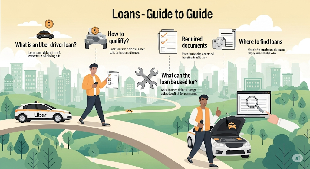 This image shows a Loans for Uber Drivers