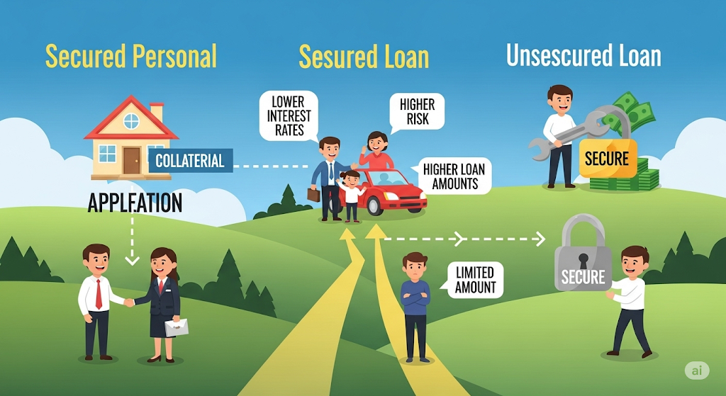 This image shows a Secured Personal Loans