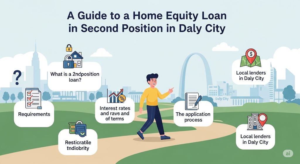 This image shows a Home Equity Loan 2nd Position Daly City