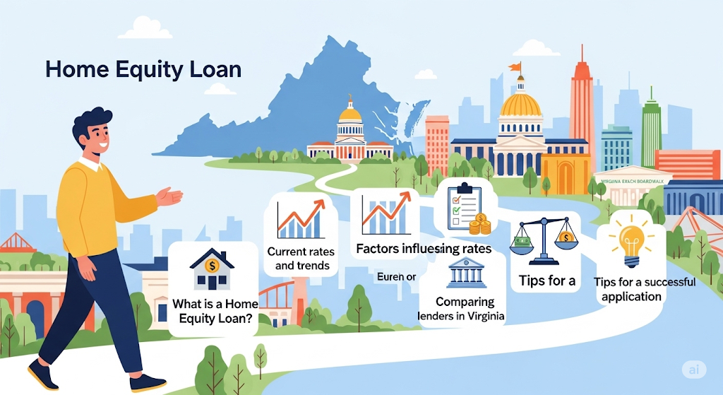 This image shows a Home Equity Loan Rates Virginia: Current Trends and What Borrowers Should Know